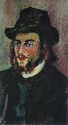 Suzanne Valadon Portrait of Erik Satie oil